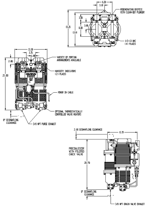 975 Series Twin Tower Air Dryer System