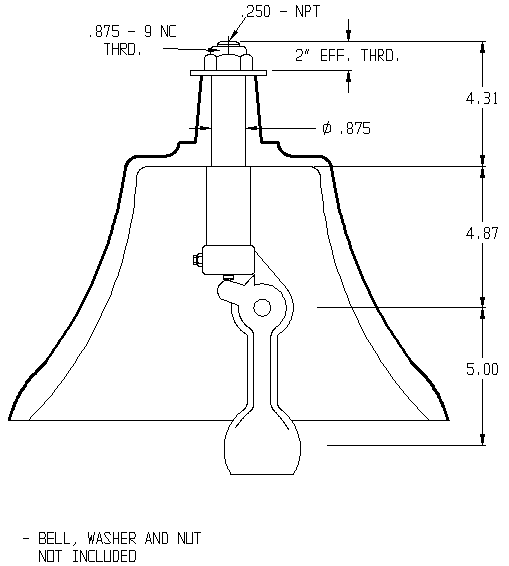 E-Bell 506 technical drawing